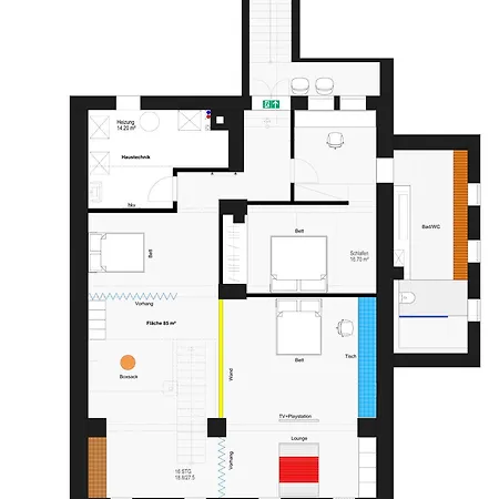 Loft Im Szeneviertel Mannheims * مانهايم